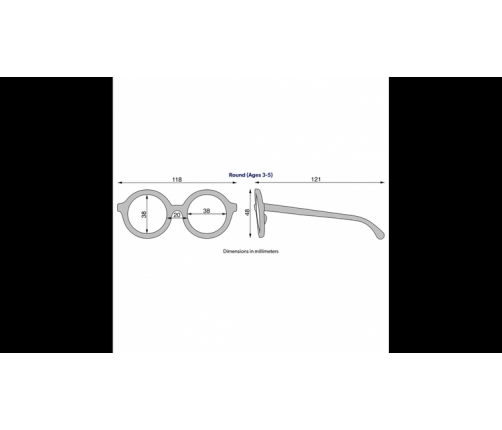 Babiators Round Amber Lenses O-RND007-S Rozmiar 0-2+ Totally Tortoise