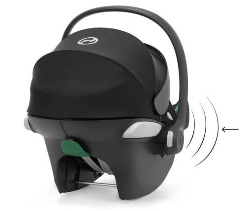 Cybex Aton B2 i-Size Fotelik Samochodowy 0-13kg Volcano Black + Tapicerka Letnia + Baza One + Cybex SensorSafe + Śpiworek Black Satin