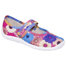 Zetpol Balerinki Kapcie Dziewczęce Julia Kwiaty Rozmiar 36