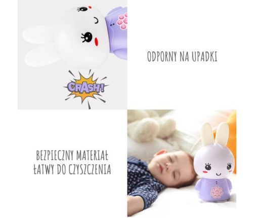 Alilo Honey Bunny Króliczek G6 Fioletowy