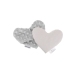 Bocioland Termofor Serce Minky Jasny Szary BOC0216