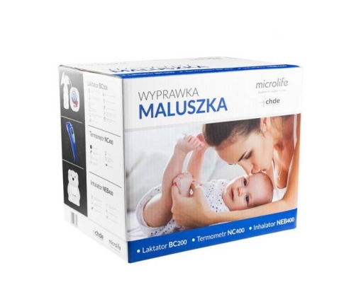 Microlife Wyprawka Maluszka Microlife: Laktator BC200 + Termometr NC400 + Inhalator NEB400