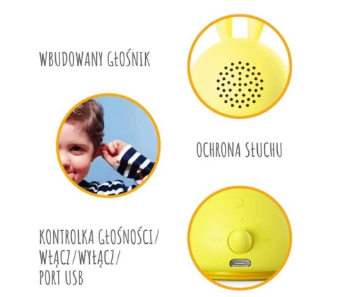 Alilo Króliczek Smarty Bunny  Żółty