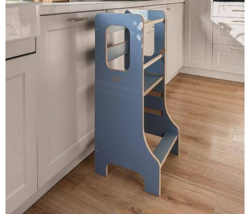 Baby Wood Slim M Kitchen Helper Błękitny