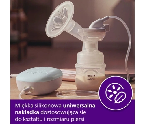 Philips Avent Laktator Mid end Daisy SCF323/11 + Smoczek SCY962/01