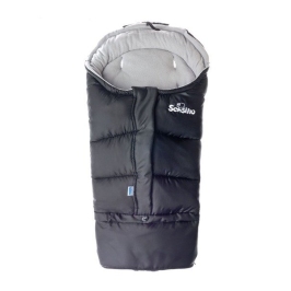 Sensillo Combi 3in1 Black-Grey Bērnu ratu guļammaiss