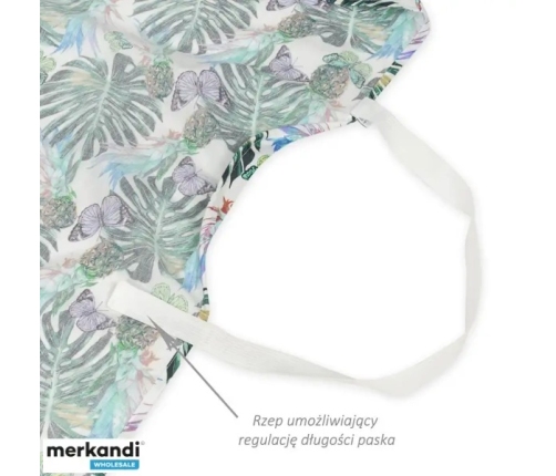 BabyMatex Fiddy Chusta do Karmienia z Pokrowcem Liście