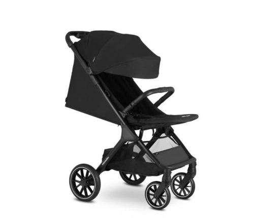 Easywalker Jackey XL Samoskładający się Wózek Spacerowy z Kołami XL Shadow Black