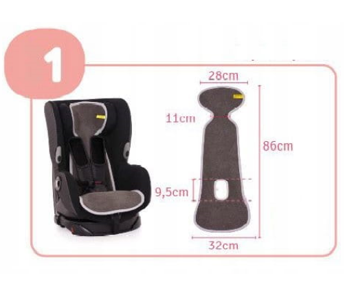 Aeromoov Wkładka Antypotowa do Fotelika 9-18 kg Vanilla