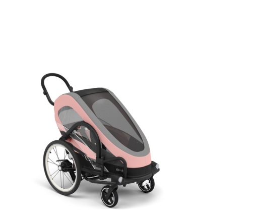 Cybex Zeno Bike Light Pink Спортивная коляска для бега Лыж - Велосипедный прицеп 4in1