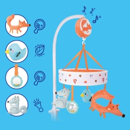 Canpol Babies FOX Karuzela z Pozytywką nad łóżeczko 75/200 Canpol Babies FOX Karuzela z Pozytywką nad łóżeczko 75/200