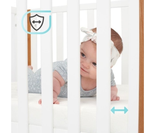 Kinderkraft Koya Łóżeczko Dostawne Kojec 4w1