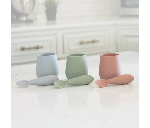 EZPZ Silikonowy Kubeczek Tiny Cup 60 Ml Pastelowa Zieleń