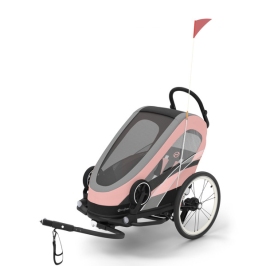 Cybex Zeno Bike Light Pink Sporta ratiņi Skriešanai Slēpošanai - Velo piekabe 4in1 Cybex Zeno Bike Light Pink Sporta ratiņi Skriešanai Slēpošanai - Velo piekabe 4in1