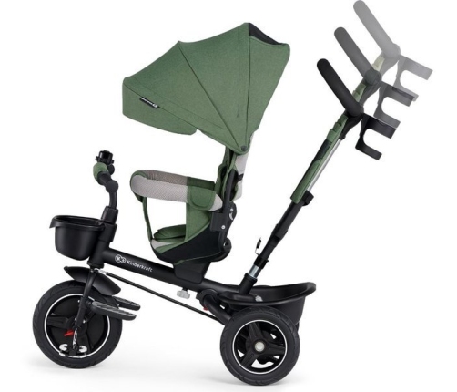 Детский трехколесный велосипед Kinderkraft Spinstep 5in1 Platinum grey