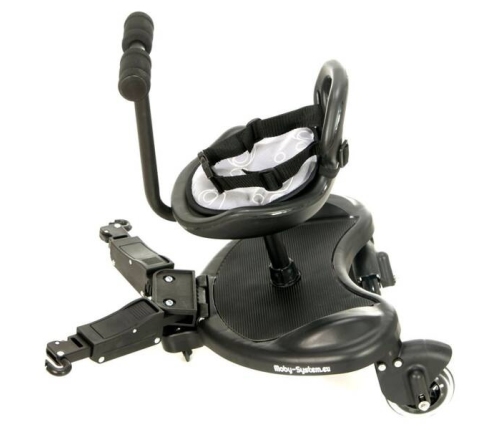 Mr Buggy Dostawka Do Wózka Platforma Z Siedziskiem Kółka LED