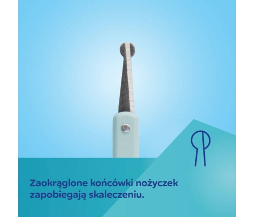 Canpol Babies Zestaw Pielęgnacyjny Do Paznokci Dla Niemowląt i Dzieci Niebieskie 9/814_blu