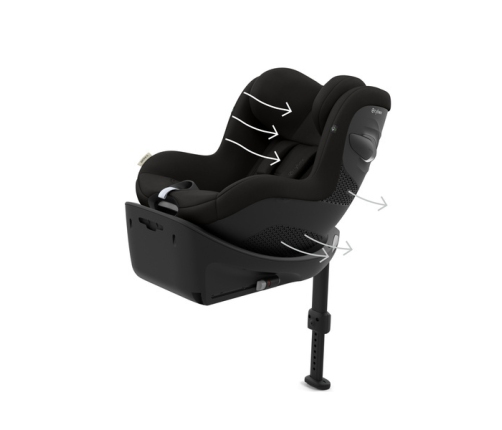 Cybex Sirona G I-Size Magic Black Bērnu autosēdeklis 0-13 kg + Isofix G Plus