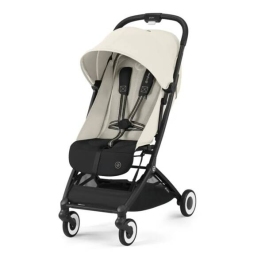Cybex Orfeo Canvas White/Black Pastaigu rati