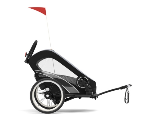 Cybex Zeno Bike All Black Спортивная коляска для бега Лыж - Велосипедный прицеп 4in1
