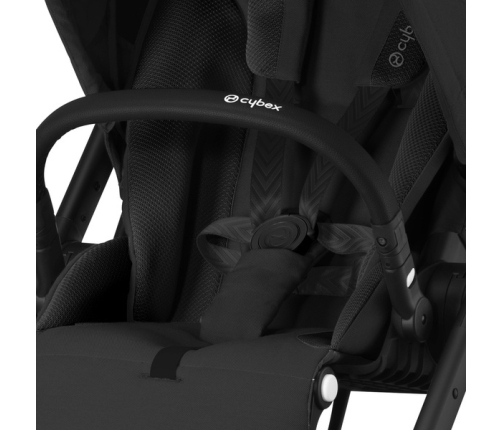 Cybex Balios S Lux Moon Black 2023 + Cybex Aton B2 i-Size + Cybex One base Детская коляска 4 в 1