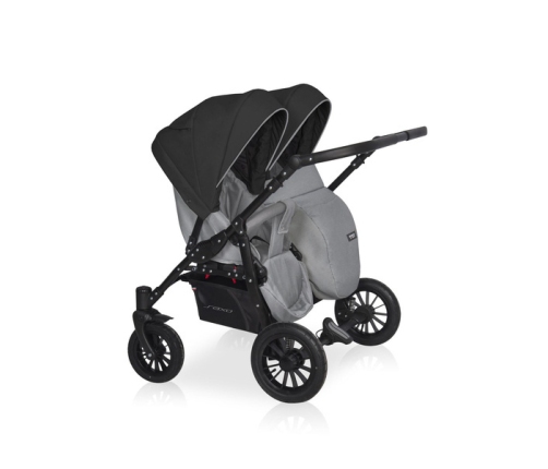 Riko Basic Saxo 05 Grey Fox Dvīņu rati 3in1