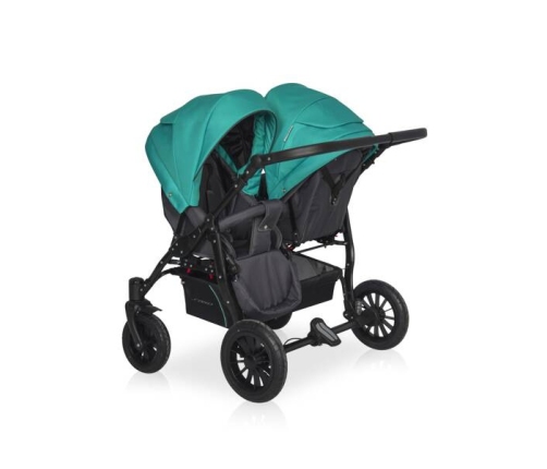 Riko Basic Saxo Wózek Bliźniaczy Głęboko-Spacerowy 01 Lagoon