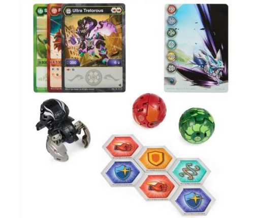 Spin Master Bakugan Legends Figurki Bitewne Transformujące 3w1 Tretorus Karty Żetony