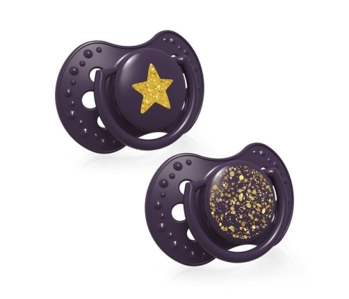 Lovi Dynamiczny Stardust Smoczek Uspokajający 3-6 m 22/893 Violet