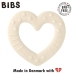 Bibs Baby Bitie Heart Gryzak Dla Niemowlaka Ivory