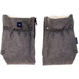 Zaffiro Melange Grey Варежки-муфта на коляску Zaffiro Melange Grey Варежки-муфта на коляску