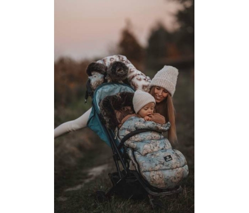 Makaszka Śpiworek Premium Do Wózka 12-36m Rainbow Mountain