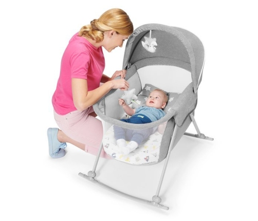 Kinderkraft Lovi Łóżeczko/Kołyska Beige