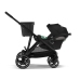 Cybex Gazelle S Moon Black Коляска для двойняшек