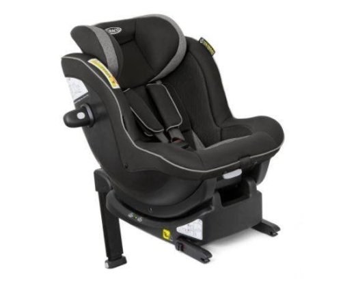 Graco Ascent Black grey Детское автокресло 0-18 кг + Isofamily base
