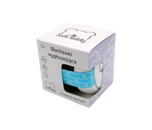 Safe Teddy Słuchawki Wygłuszające Dla Dzieci i Niemowląt 0 msc+ Niebieski