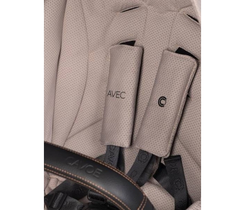 Cavoe Avec 2024 Wózek Głęboko-Spacerowy Bliźniaczy 2w1 Taupe