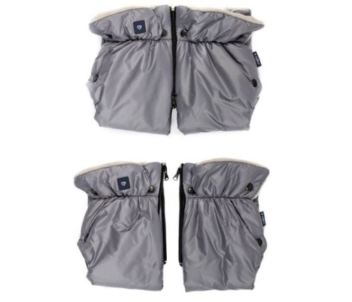 Zaffiro Plus Pastel Gray Divdaļīgie ratu cimdi