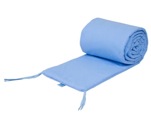 Waldin Łóżeczko Dostawne 2w1 z Wyposażeniem 38 Grey / Niebieski