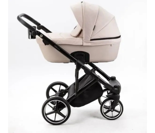 Adamex Lumi Air Wózek Głeboko-Spacerowy PS-33 LUMI TK-20 ST. CZ. PL. CZ. (materiał tkanina)