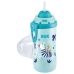 Nuk Kubek Flexi Cup z Silikonową Słomką Kameleon 12m+ Niebieska 300 ml
