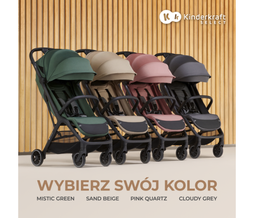 Kinderkraft Nubi 2 Wózek Spacerowy Sand Beige