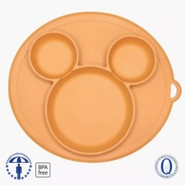 MYROYS Talerzyk z Przyssawką Brązowy MYROYS Talerzyk z Przyssawką Brązowy