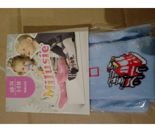 Milusie Rajstopy Mix Kolorów Rozmiar 68-74