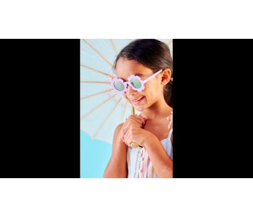 Babiators Flower Polaryzacja Lavender Mirrored Lens P-FWR503-L Rozmiar 6+ Irresistible Iris