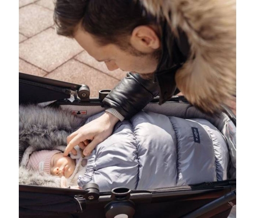 Zaffiro Grow Up 2.0 Śpiwór Do Wózka Plusz Pastel Grey