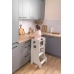 Baby Wood Slim M Kitchen Helper Szary