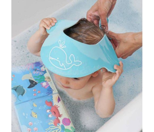 REER Daszek Rondo Kąpielowe do Mycia Głowy Niebieskie