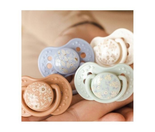 Lovi Smoczek Uspokajający Dynamiczny 6-18msc Silikonowy Blossom Blue 22/923boy