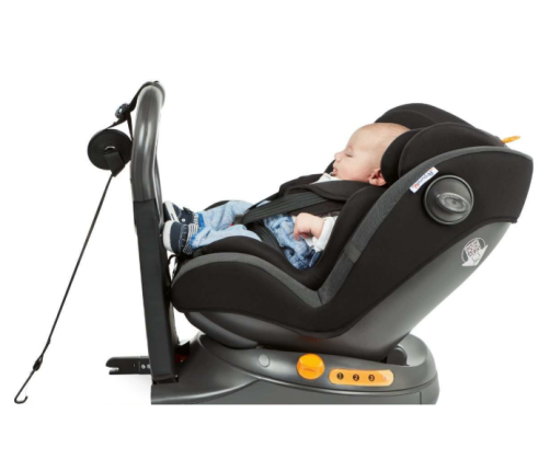 Chicco Around U I-Size Fotelik Samochodowy 0-18 kg RWF Jet Black